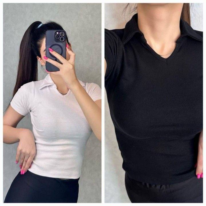 کراپ یقه مردانه (پک 6 عددی)