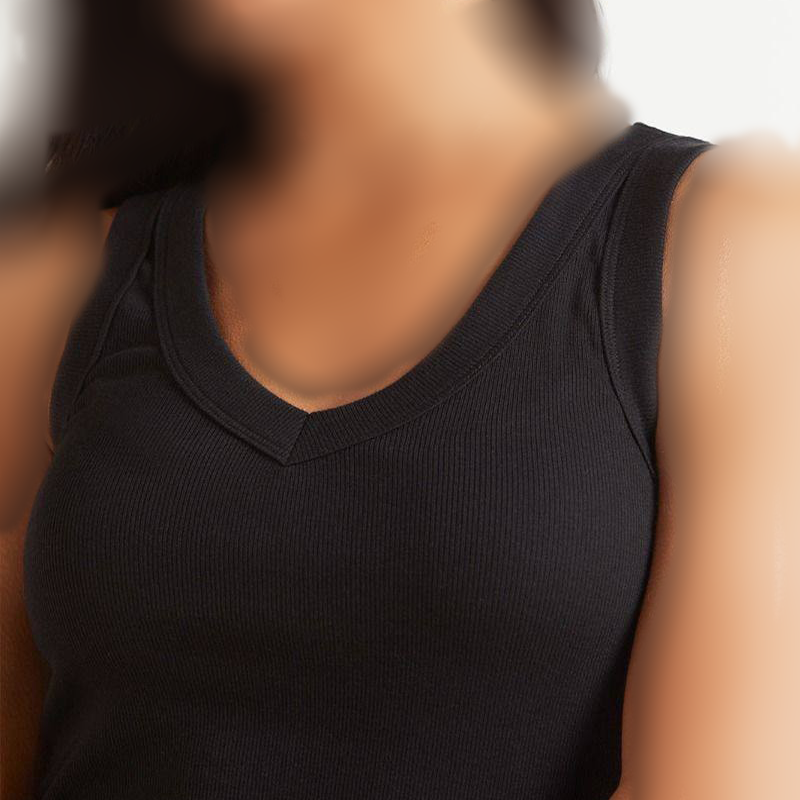 تاپ کراپ یقه هفت (پک 6 عددی)