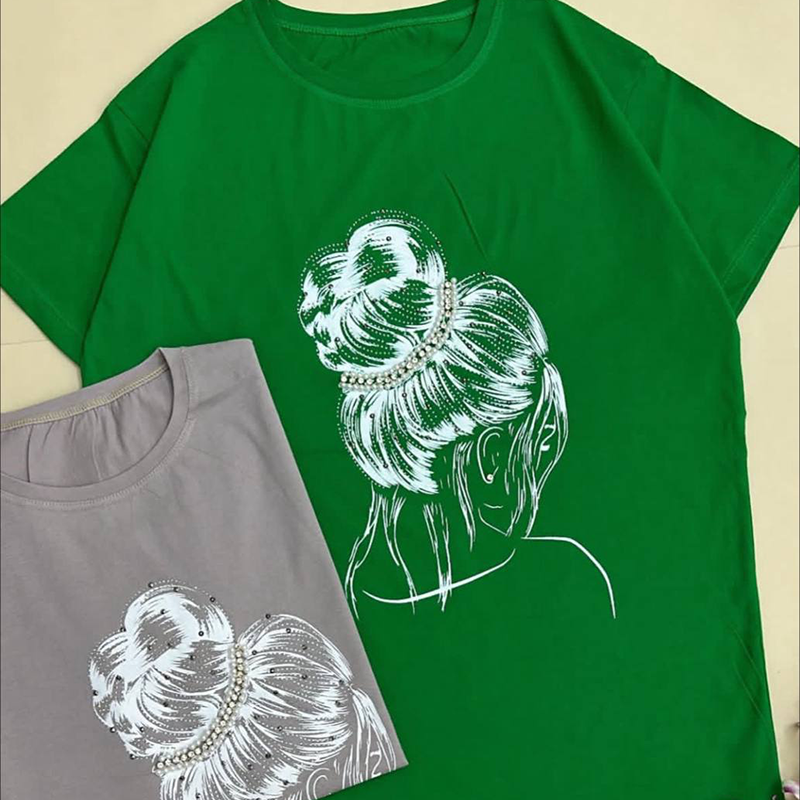 تیشرت رنگی گیسو (پک 4 عددی)