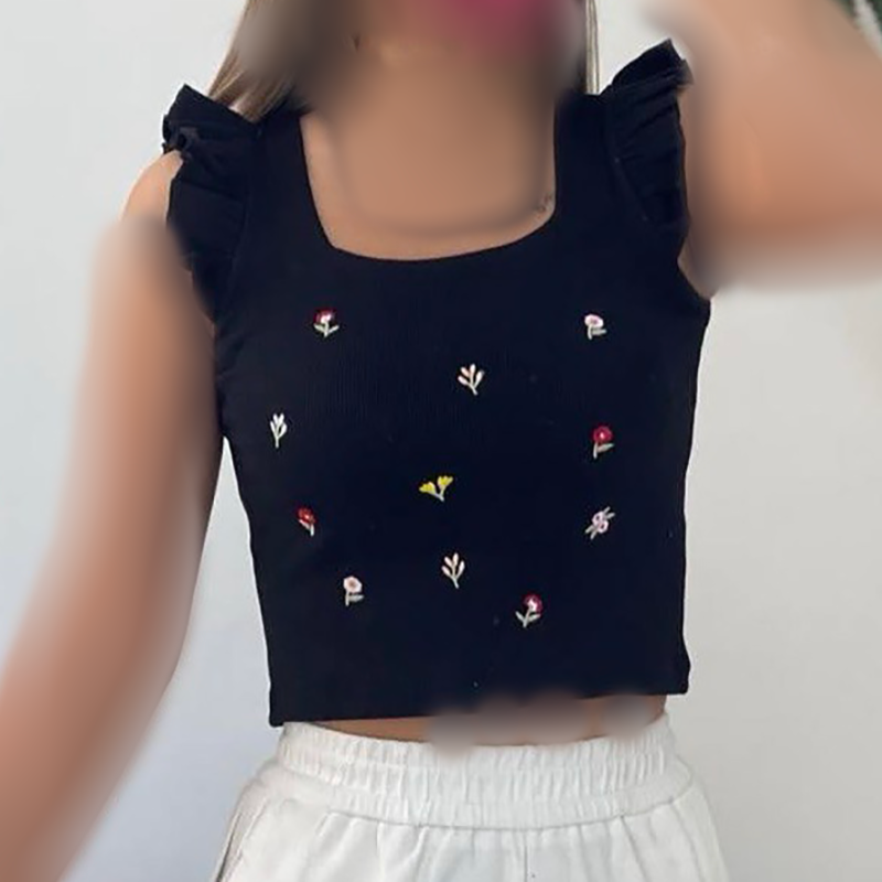 تاپ کراپ چین دار (پک 6 عددی)