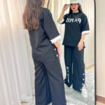 تیشرت و شلوار بگ ست پاریس (پک 6 عددی)