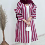 مانتو بلند مدل گلسا  (پک 3 عددی)