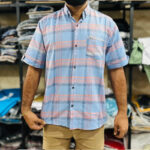 پیراهن مردانه چهارخونه  (پک 6 عددی)