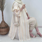 مانتو بلند مدل گلسا  (پک 3 عددی)