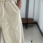 شلوار اسلش مام استایل خط اتو (پک 5 عددی)