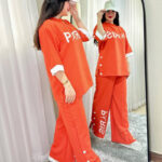 تیشرت و شلوار بگ ست پاریس (پک 6 عددی)