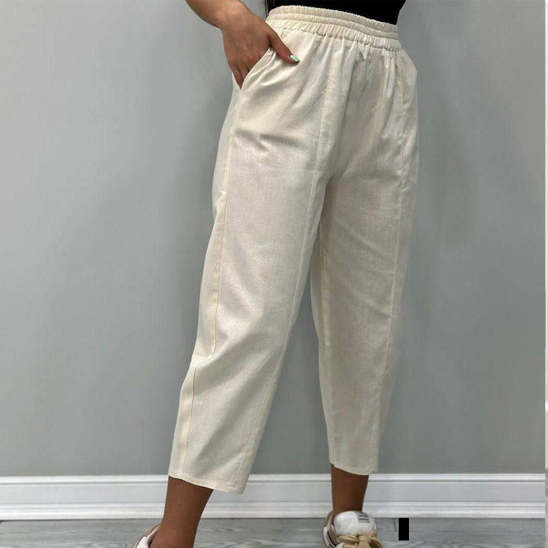 شلوار اسلش مام استایل خط اتو (پک 5 عددی)