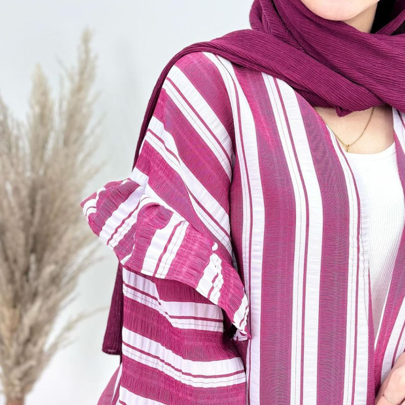 مانتو بلند مدل گلسا  (پک 3 عددی)