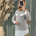 مانتو مدل نازلی (پک 5 عددی)