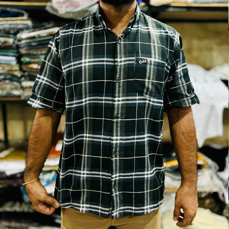 پیراهن مردانه چهارخونه  (پک 6 عددی)