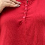 تیشرت یقه هفت ۴دکمه (پک 5 عددی)