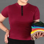 کراپ نیم زیپ (پک 6 عددی)