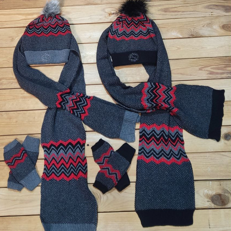 ست شال و کلاه زنانه (پک 5 عددی)