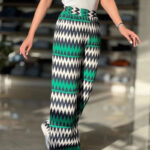 شلوار طرح دار کولر دار (پک 6 عددی)