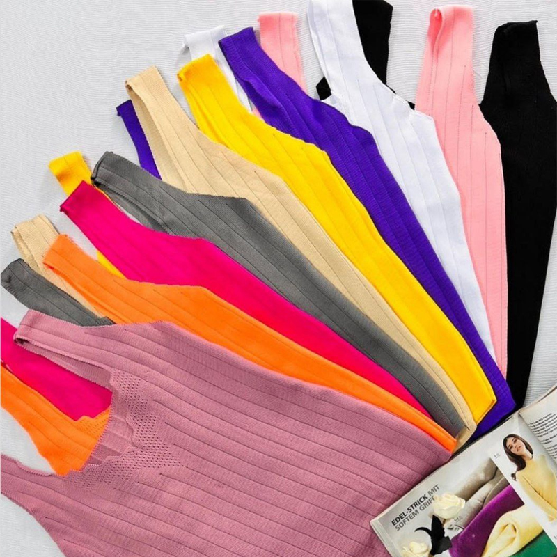 تاپ بافت یقه دلبر (پک 7عددی)