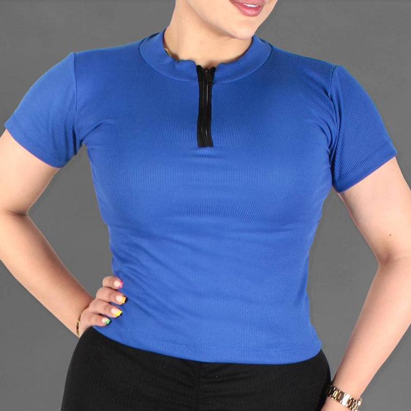 کراپ نیم زیپ (پک 6 عددی)