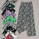 شلوار طرح دار کولر دار (پک 6 عددی)