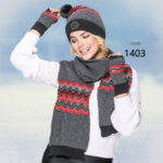 ست شال و کلاه زنانه (پک 5 عددی)