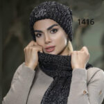 ست شال و کلاه زنانه (پک 5 عددی)