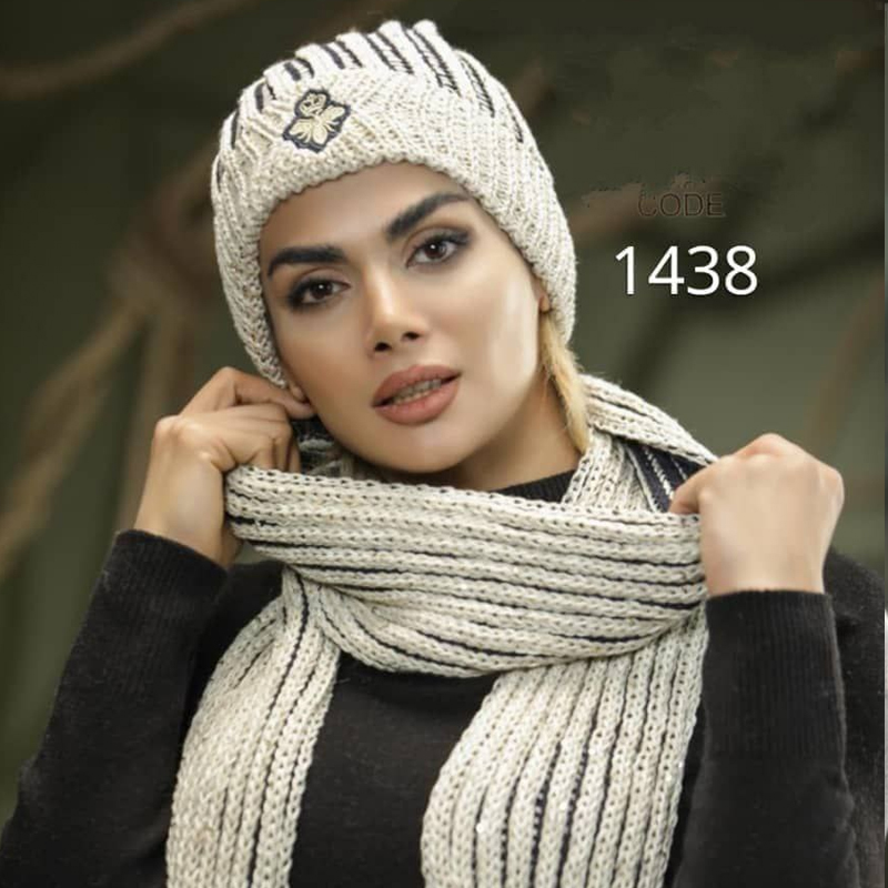 ست شال و کلاه زنانه (پک 5 عددی)