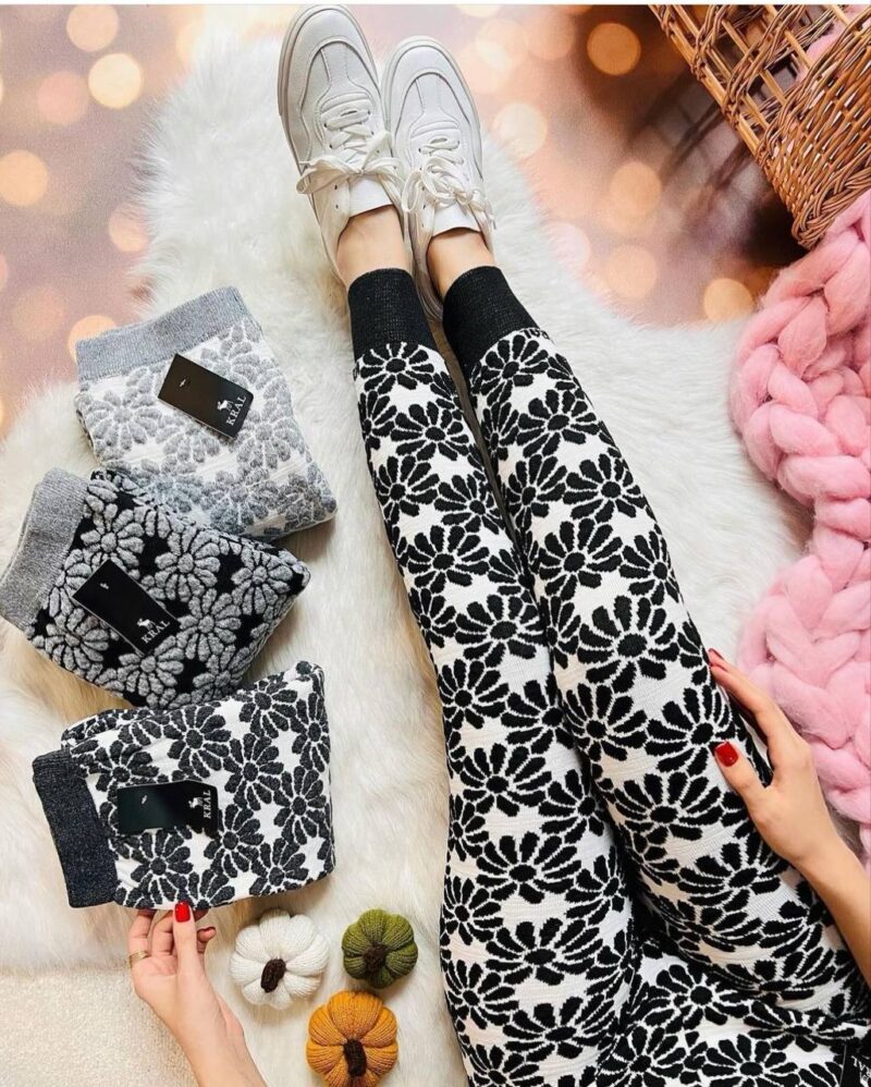 شلوار بافت طرح برجسته (پک 6 عددی)