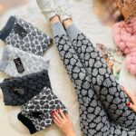 شلوار بافت طرح برجسته (پک 6 عددی)