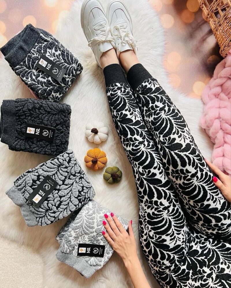 شلوار بافت طرح برجسته (پک 6 عددی)