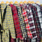 کت شکت چهارخونه یقه گرد (پک 4عددی)