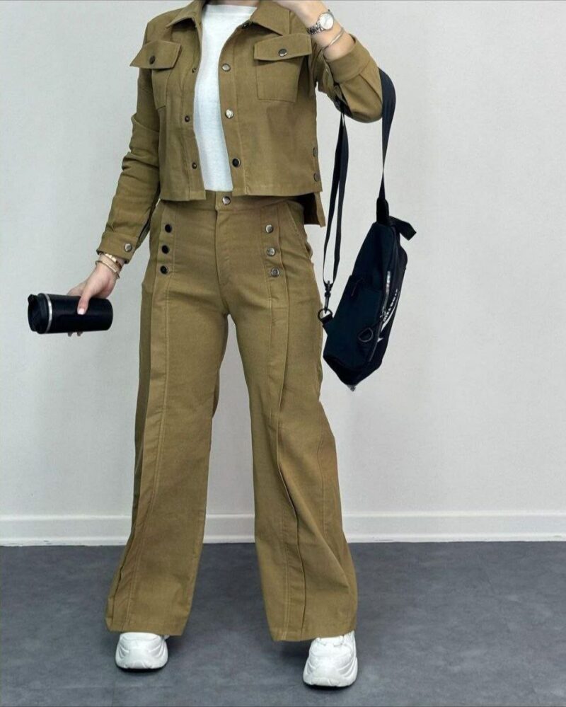 ست کت و شلوار هانی(پک 4 عددی)