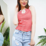 تاپ اشکی راه راه (پک 6 عددی)