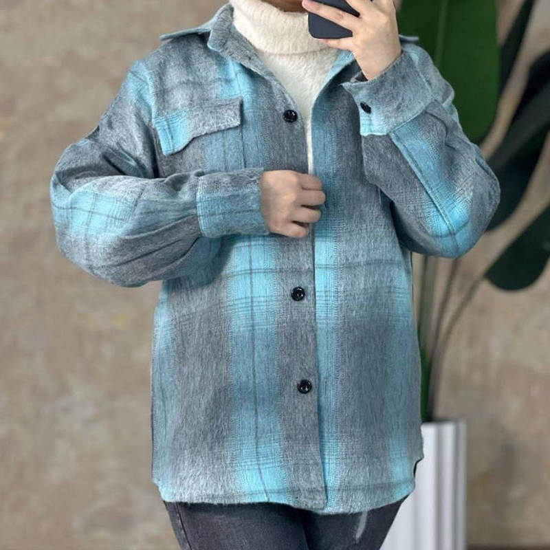 مانتو شکت پارچه پشمی (پک 6 عددی)