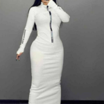 ماکسی بلند نیم زیپ (پک  5عددی)