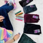 شلوار مخمل کبریتی مارکGVG (پک6 عددی)