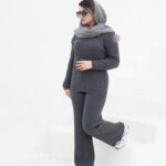 ست بافت تونیک شلوار مدل نسترن(پک 4 عددی)