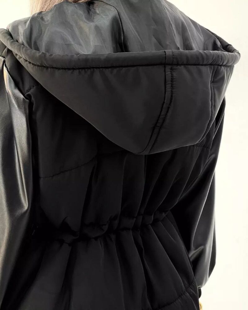 کاپشن آستین چرم(پک 2 عددی)