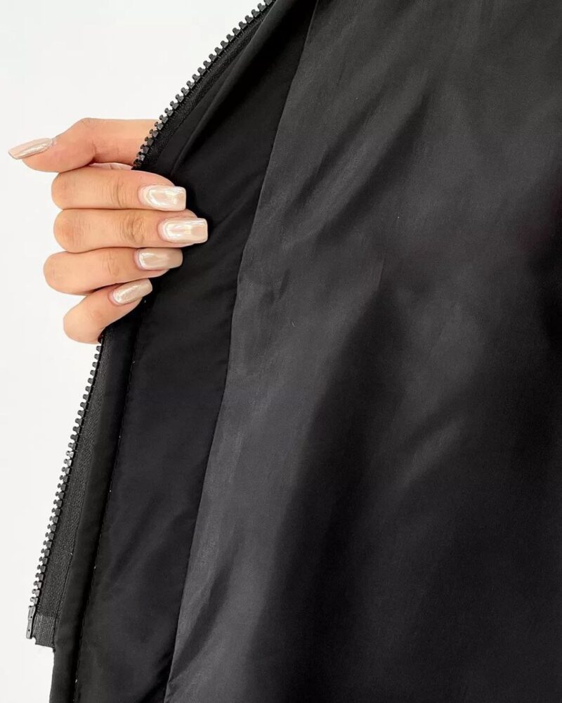 کاپشن آستین چرم(پک 2 عددی)