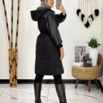 کاپشن آستین چرم(پک 2 عددی)