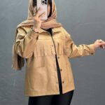 کت کاپشن ریشه دار (پک 3عددی)