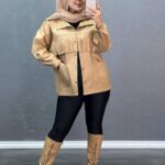 کت کاپشن ریشه دار (پک 3عددی)