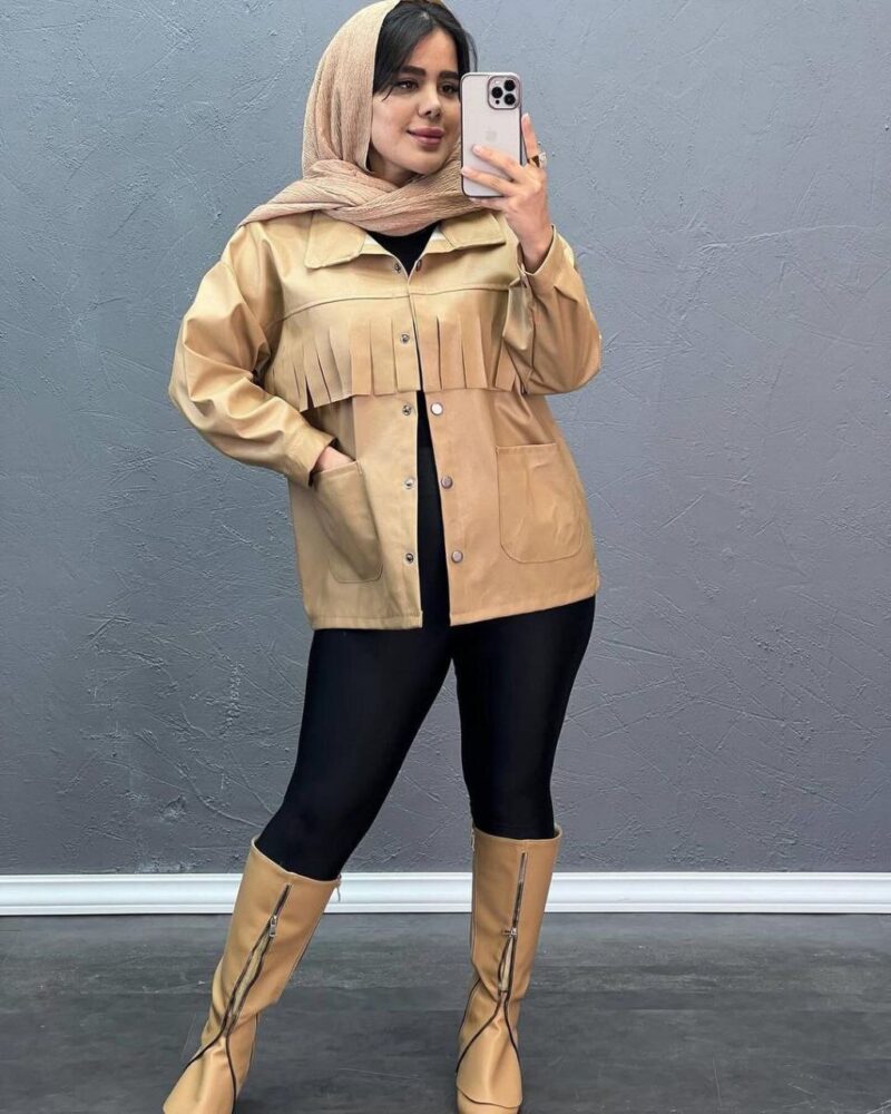 کت کاپشن ریشه دار (پک 3عددی)