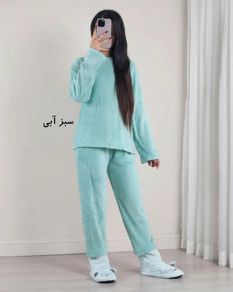 ست حوله ای بلوز و شلوار(پک 5 عددی)