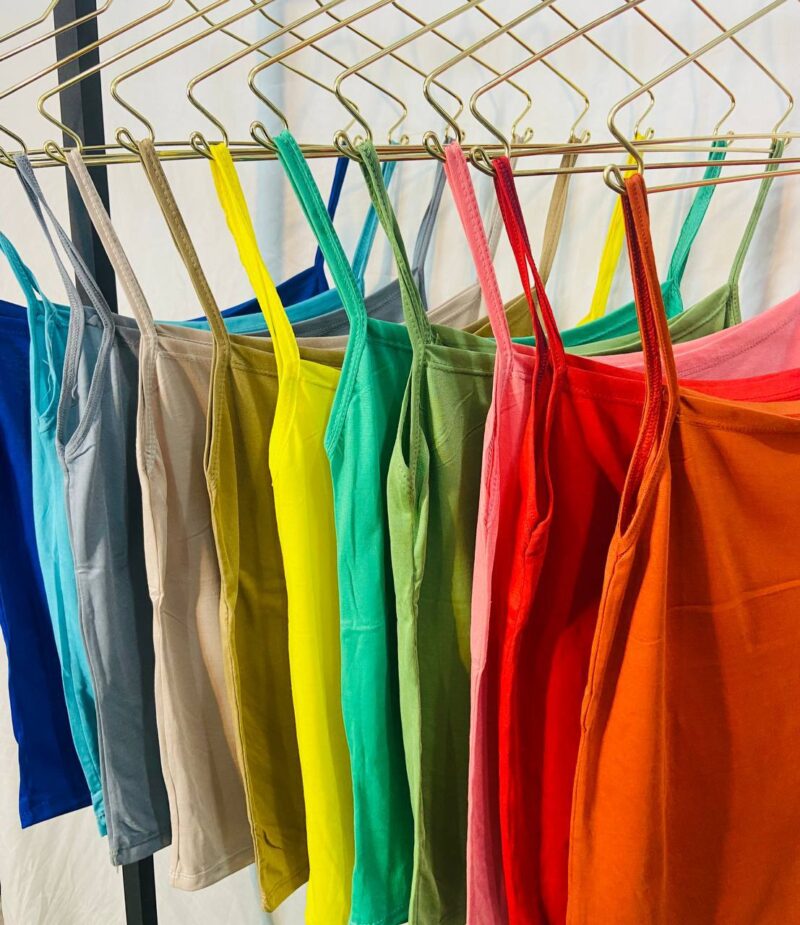 تاپ 2 بندی رنگی سایز 1 (پک 6 عددی)