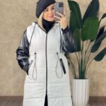 کاپشن آستین چرم(پک 2 عددی)