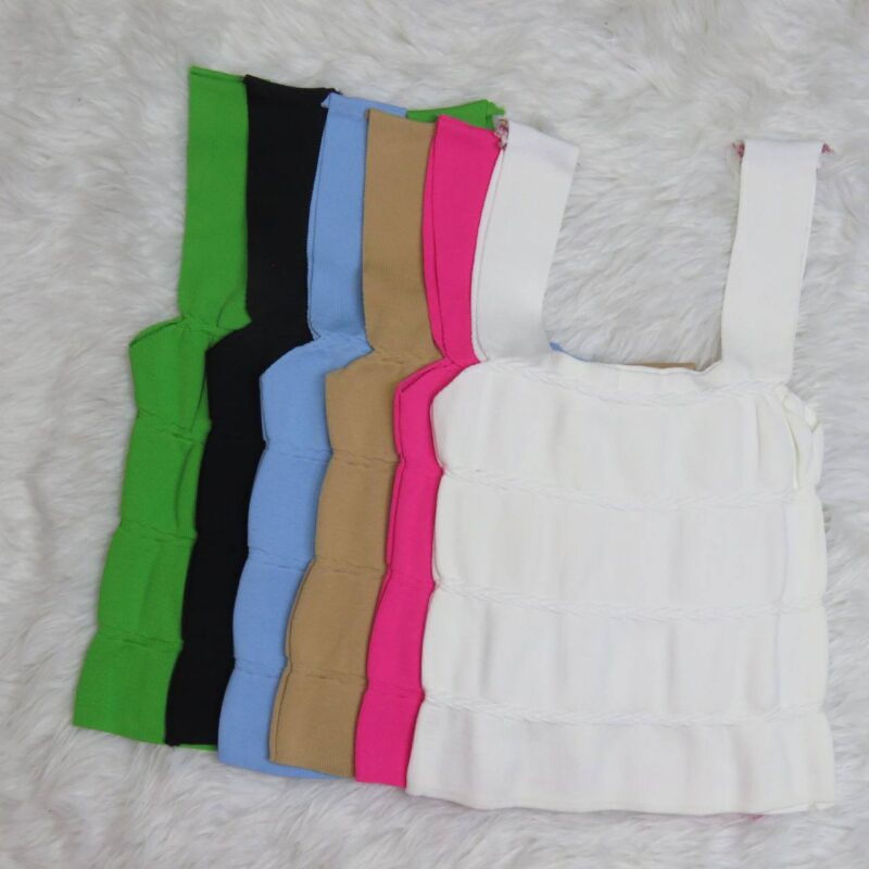 تاپ بافت خطی افقی (پک 6عددی)