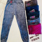 شلوار مخمل قواره دار(پک6 عددی)