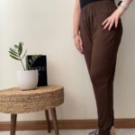 شلوار گیاهی ساده جیبدار لیدی (پک 6 عددی)