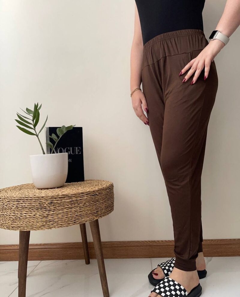 شلوار گیاهی ساده جیبدار لیدی (پک 6 عددی)