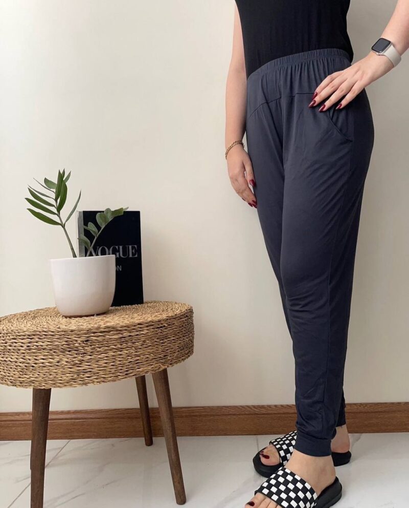 شلوار گیاهی ساده جیبدار لیدی (پک 6 عددی)