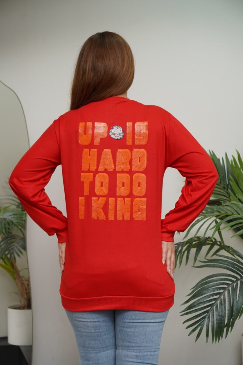 بلوز آستین بلند۲طرف چاپ گارفیلد(پک 6 عددی)