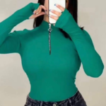 بادی زیپ وسط رنگی (پک 6 عددی)